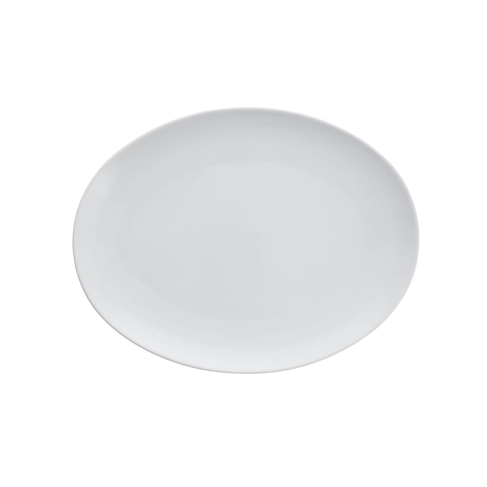 Fortessa 13" x 10" Oval Coupe du Jour Platter - China, White (TC7200.DV.28)