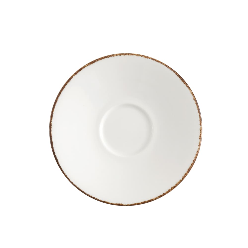 Fortessa 6 1/4" Round Spice Salt Saucer - China, White (TC7400.DV.4.05)