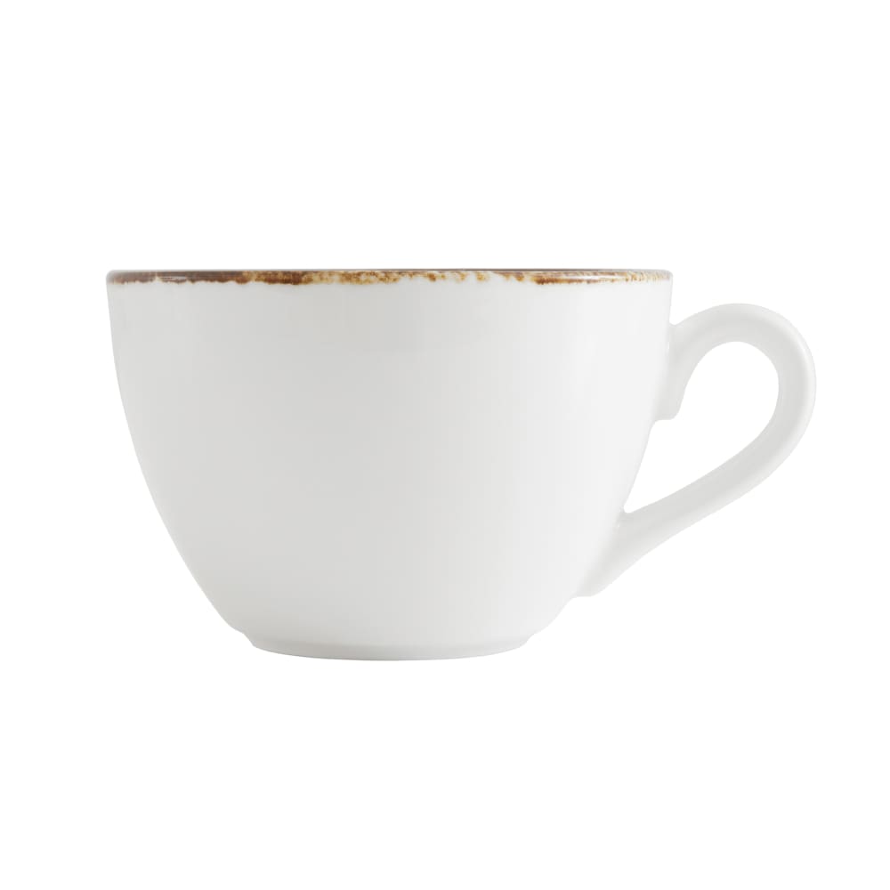 Fortessa 10 oz Spice Salt Cappuccino Cup - China, White (TC7400.DV.4.102)
