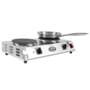 Cadco CDR-2C 21 1/4" Electric Hot Plate w/ (2) Burners & Infinite Controls, 120v thumbnail 10