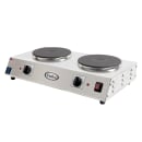 Cadco CDR-2C 21 1/4" Electric Hot Plate w/ (2) Burners & Infinite Controls, 120v thumbnail 3