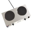 Cadco CDR-2C 21 1/4" Electric Hot Plate w/ (2) Burners & Infinite Controls, 120v thumbnail 7