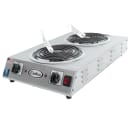 Cadco CDR-2TFB 13 1/2" Electric Hotplate w/ (2) Burners & Infinite Controls, 220v/1ph thumbnail 3