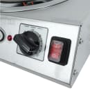 Cadco CDR-2TFB 13 1/2" Electric Hotplate w/ (2) Burners & Infinite Controls, 220v/1ph thumbnail 4