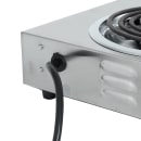 Cadco CDR-2TFB 13 1/2" Electric Hotplate w/ (2) Burners & Infinite Controls, 220v/1ph thumbnail 8
