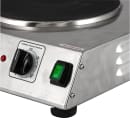 Cadco CDR-3K 15" Electric Hot Plate w/ (2) Burners & Infinite Controls, 220v/1ph thumbnail 4
