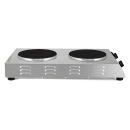 Cadco CDR-3K 15" Electric Hot Plate w/ (2) Burners & Infinite Controls, 220v/1ph thumbnail 6
