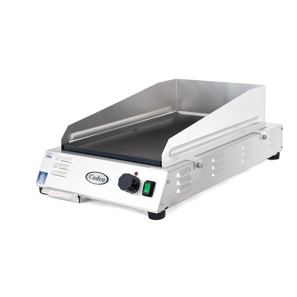 Cadco CG-5FB 21" Electric Griddle w/ Thermostatic Controls - 1" Steel Plate, 120v