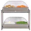 Cadco CMLB24RT 23 1/4" Countertop Hot Food Table w/ (2) Wells, 120v thumbnail 2
