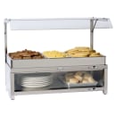 Cadco CMLBCSG Warming Cabinet w/ Sneeze Guard & Buffet Server Top thumbnail 2