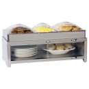 Cadco CMLBCSLP Warming Cabinet w/ Clear Lid, (2) 1/2 Size Pans, (1) 1/3 Size Pans thumbnail 2