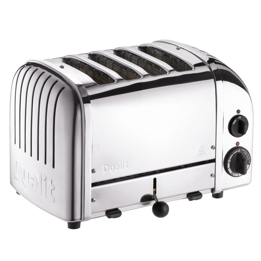 Cadco CTS-4(220) Slot Toaster w/ 4 Slice Capacity & 1"W Product Opening - 220v
