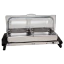 Cadco WTBS-2RT Countertop Buffet Warmer w/ (2) Pan Capacity - Stainless Steel, 120v thumbnail 2