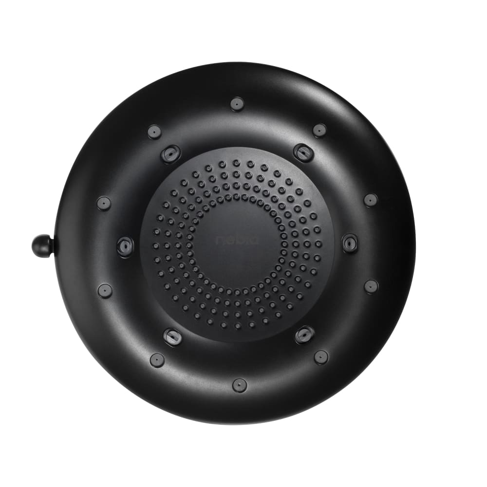 Brondell N400R0BL Commercial Fixed Shower Head - Matte Black
