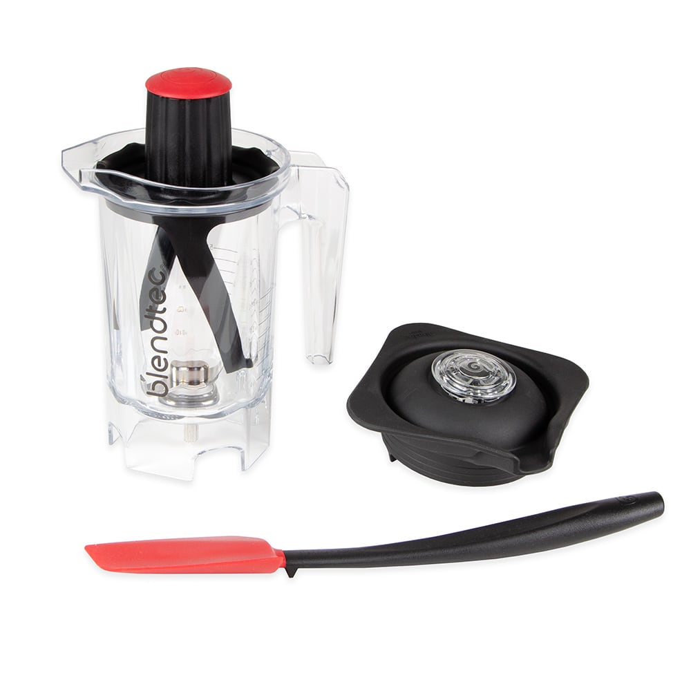 Blendtec TWISTERJAR 1 qt Jar w/ Wingtip Blade & Spatula, Gripper Lid