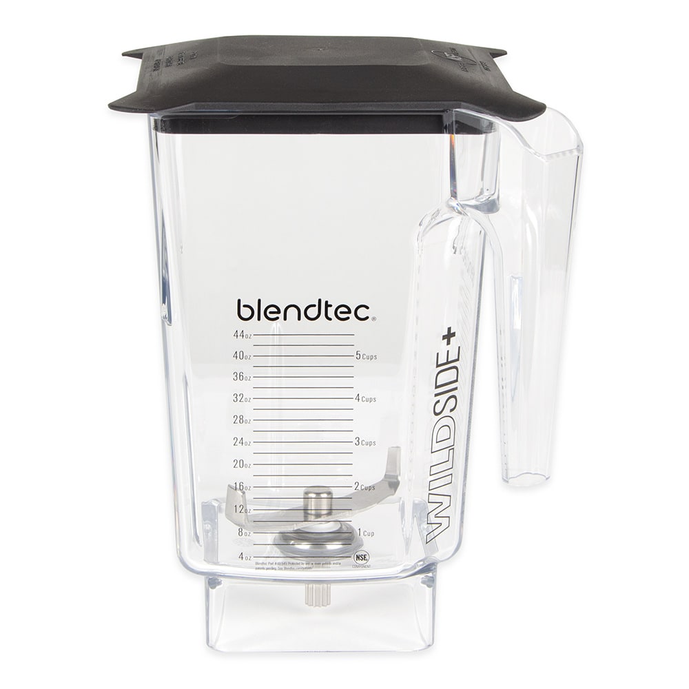 Blendtec WILDSIDE-S 3 qt WildSide Jar w/ Soft Lid & Wingtip Blade, Ounce & Cup Markings