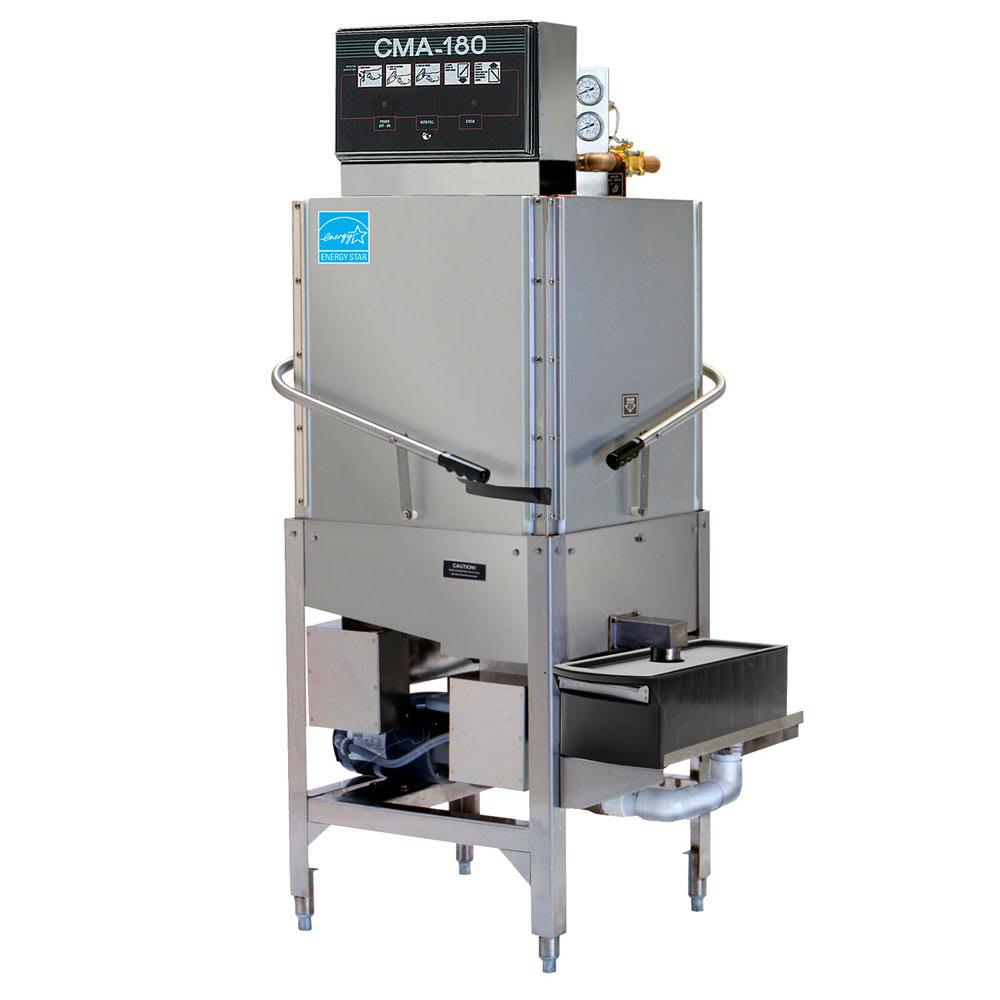 CMA Dishmachines CMA-180C High Temp Door Type Dishwasher w/ 60 Racks/hr Capacity, 240v/1ph