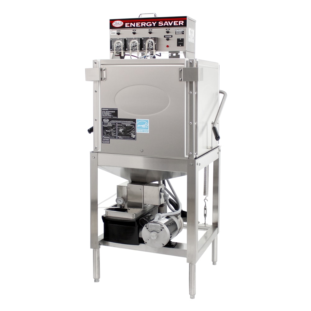 CMA Dishmachines EST-3-D-EXT Energy Mizer® Low Temp Door Type Dishwasher w/ 40 Racks/hr Capacity, 115v