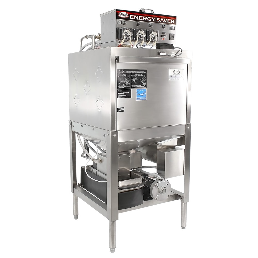 CMA Dishmachines EST-FL Energy Mizer® Low Temp Door Type Dishwasher w/ 40 Racks/hr Capacity, 115v