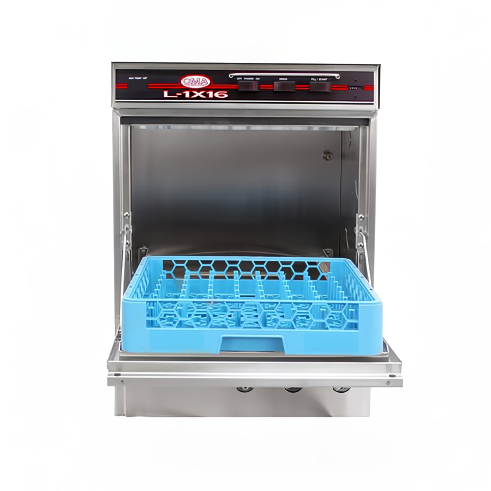 CMA Dishmachines L-1X16 W/HTR Low Temp Rack Undercounter Dishwasher w/ 30 Racks/hr Capacity, 115v