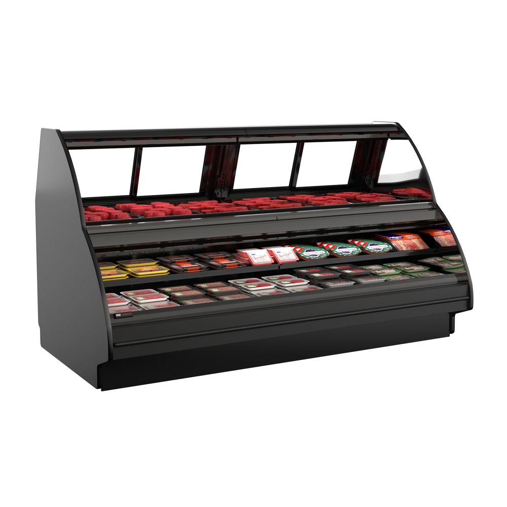 Structural Concepts GCDT856RLB 99 3/4" Fusion® Horizontal Open Air Cooler w/ (3) Levels, 110-120v