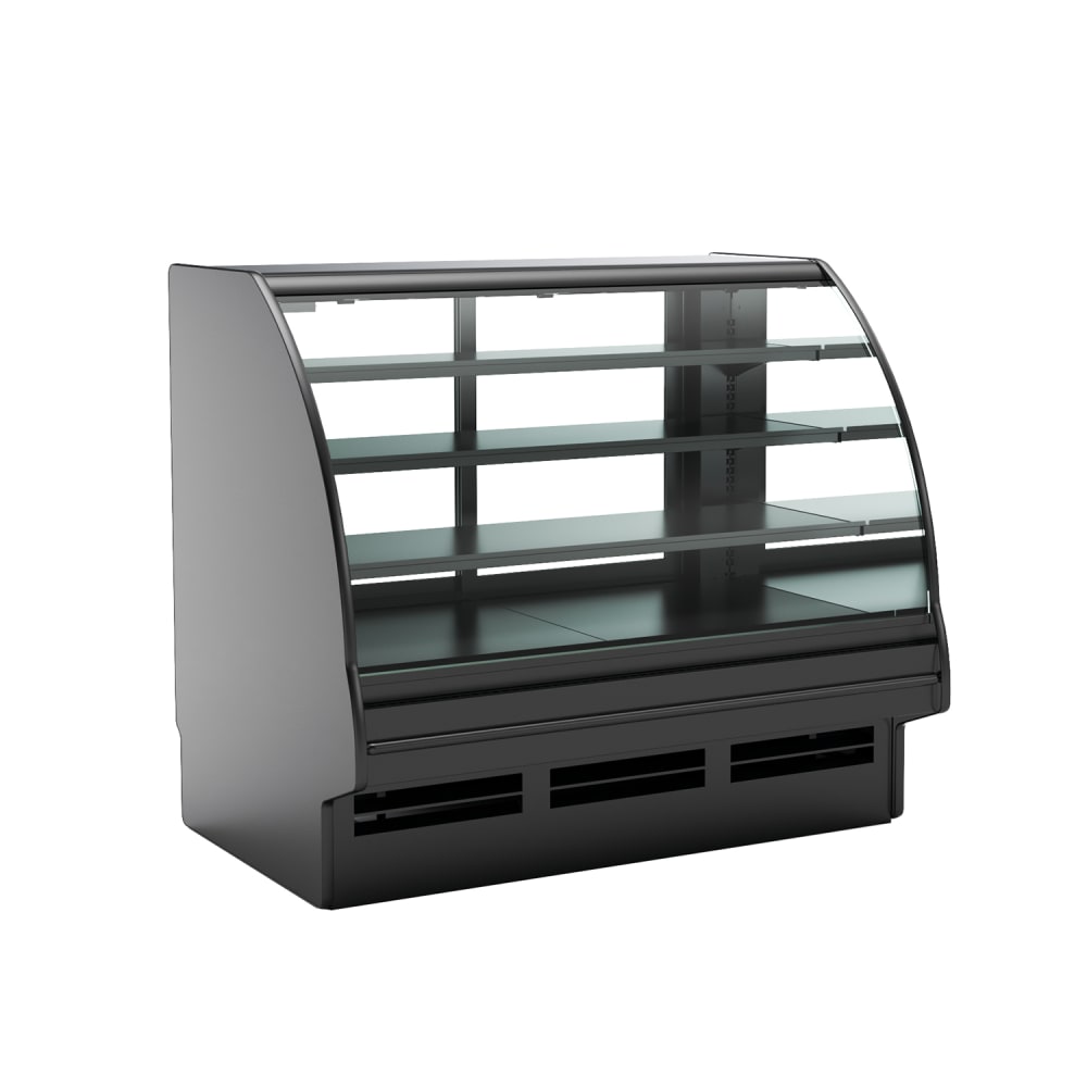 Structural Concepts GHS556R (CURVED) 62 7/8" Fusion® Full Service Bakery Case w/ Curved Glass, 110-120v