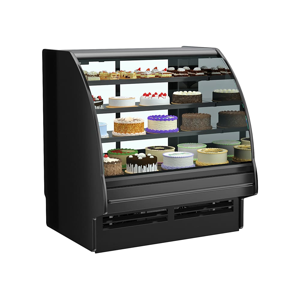 Structural Concepts GHS656R (CURVED) 75 3/8" Fusion® Full Service Bakery Case w/ Curved Glass, 110-120v