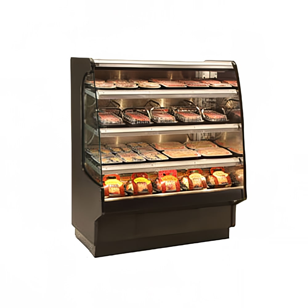 Structural Concepts GHSS460H 51" Fusion® Self Service Hot Food Display - Open Front, 208-240v/1ph, Black