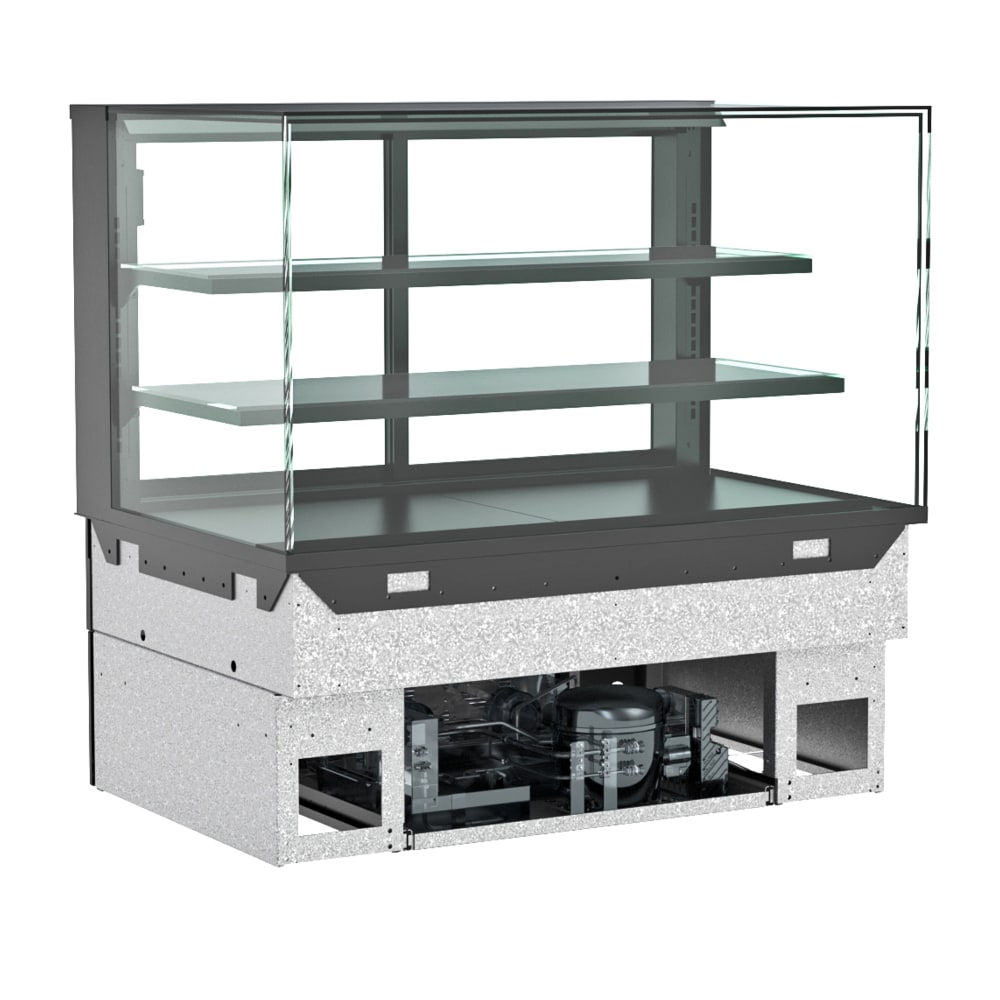 Structural Concepts NE6027RSV 59 3/4" Reveal® Countertop Refrigerated Display Case - (3) Levels