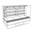 Structural Concepts NM4855RSSV 47 3/4" Blend® Vertical Open Air Cooler w/ (4) Levels, 208-240v thumbnail 2