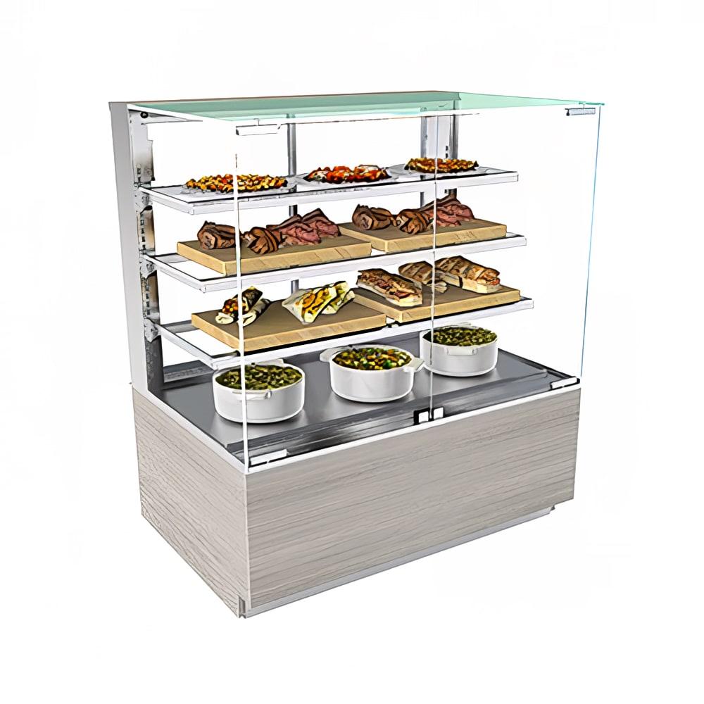 Structural Concepts NR3655HSV 35 3/4" Full Service Freestanding Heated Display Case - (4) Levels, 208-240v/1ph