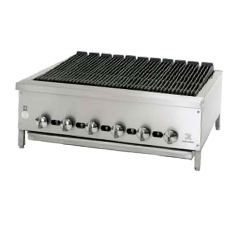 Jade Range 36" Gas Charbroiler w/ Cast Iron Grates, Natural Gas (JB-36)