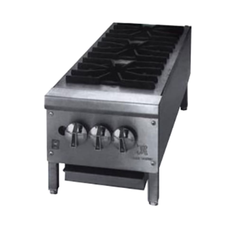 Jade Range 12" Gas Hotplate w/ (3) Burners & Manual Controls, Natural Gas (JHP-312)