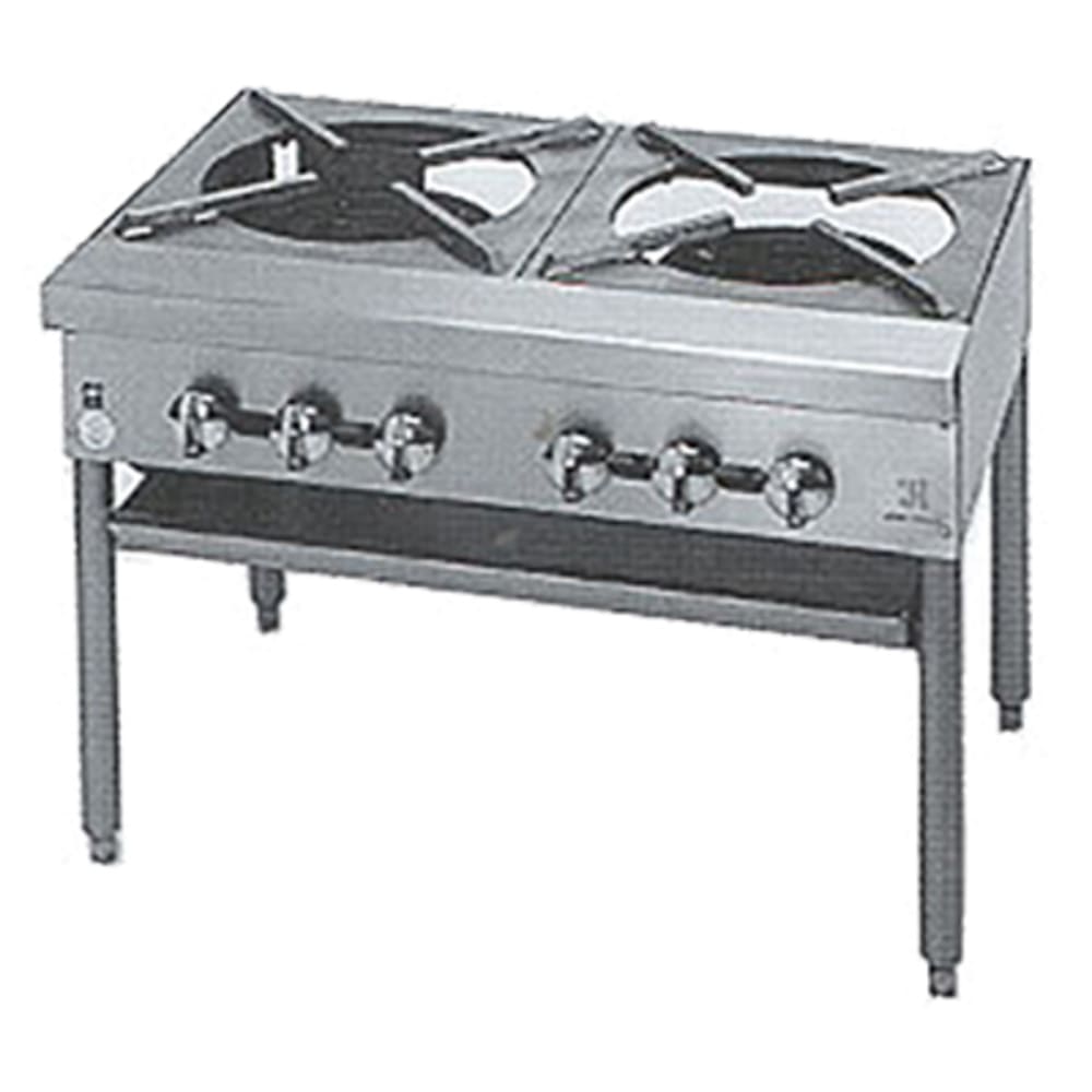 Jade Range 2 Burner Stock Pot Range, Natural Gas (JSP-224)