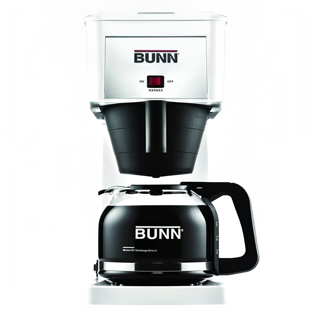 BUNN Home GR Velocity Brew 10 cup Drip Coffee Maker, White (38300.0060)