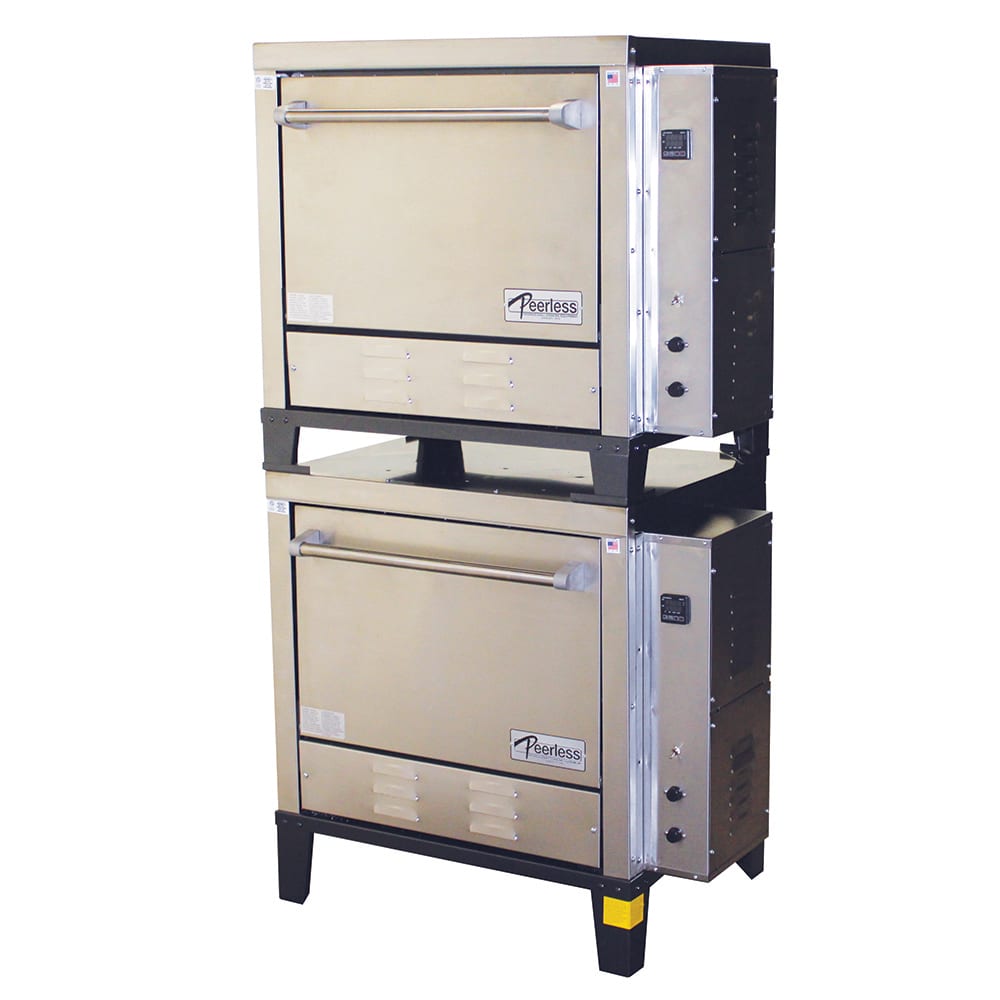 Peerless Ovens CE231PESC Floor Model Double Pizza Deck Oven - 220v/3ph