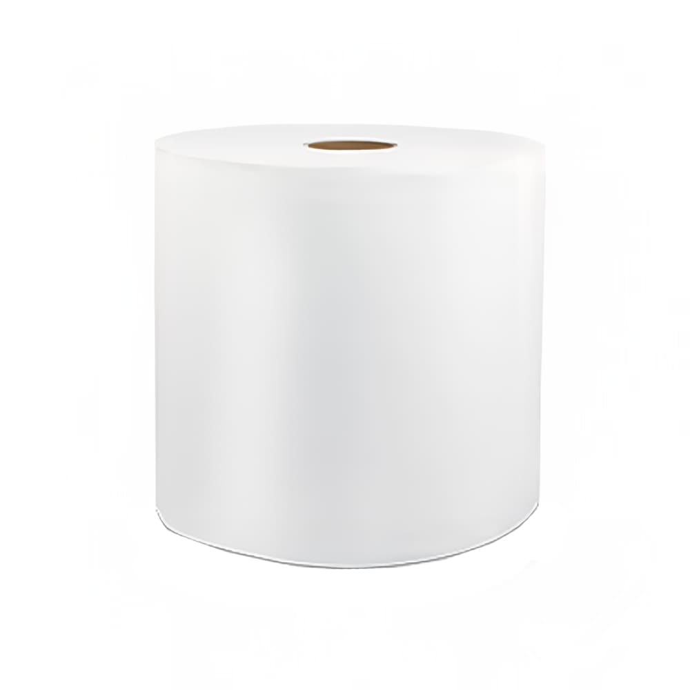 Solaris 800' Hard Wound Paper Towel Roll - 1 ply, White (46529)