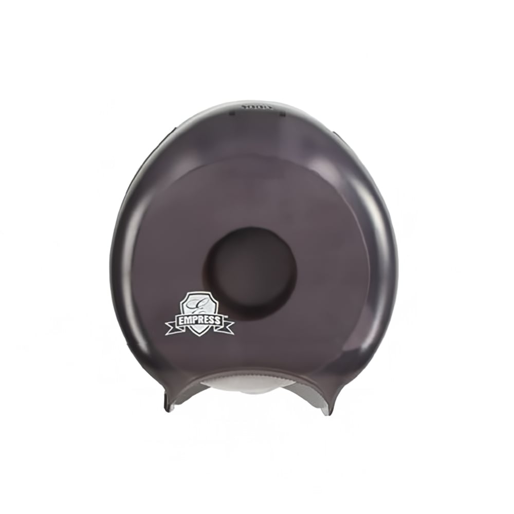 Empress Wall Mount Single Toilet Paper Dispenser for 9" Jumbo Tissue - Plastic, Black (EMP2000 (65837))