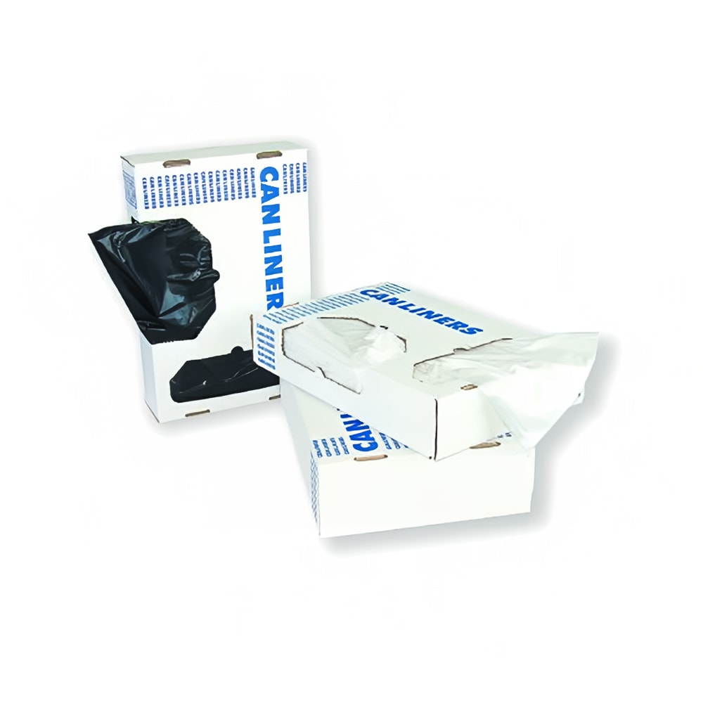 Heritage Bag 45 gal Can Liner - 40" x 46", 0.7 mil, Black (H8046HK)