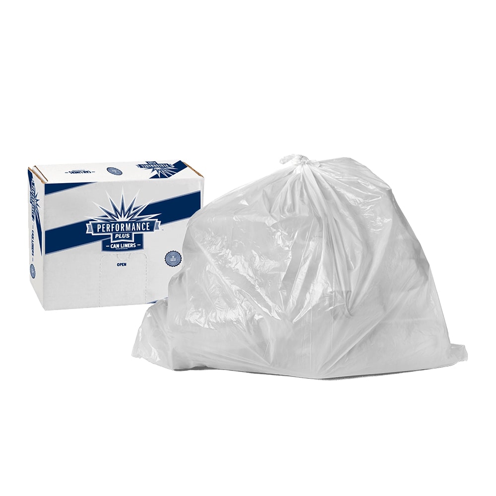 Performance Plus 12 to 16 gal Can Liner - .24 mil, White (PH243308N)