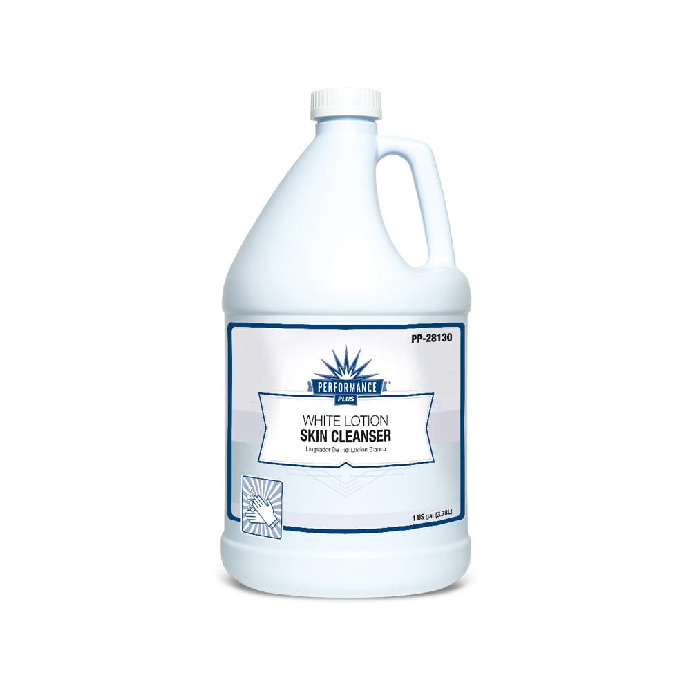 Performance Plus 1 gal Liquid White Lotion Hand Soap, Almond Fragrance (PP-28130)