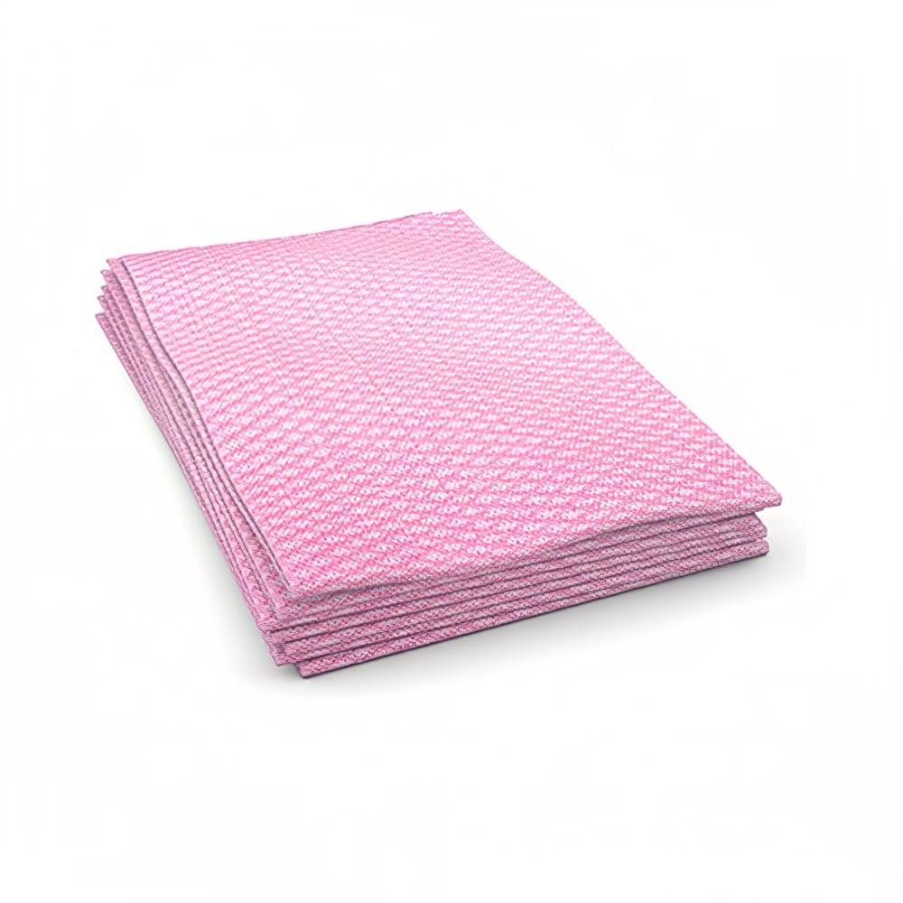 Cascades Pro 1/4 fold Reusable Foodservice Towels - 1 ply, Pink (W900)