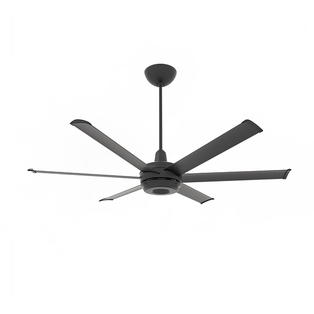 Big Ass Fans MK-ES62-052306A786I20S34 60" es6 Indoor/Outdoor Ceiling Fan w/ 20" Downrod, Black