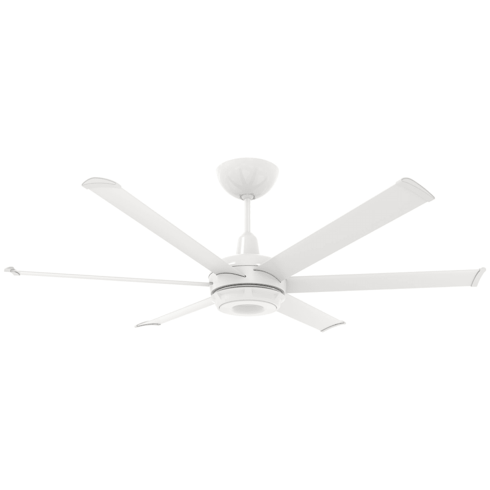 Big Ass Fans MK-ES62-052306A787I07S34 60" es6 Indoor/Outdoor Ceiling Fan w/ 7" Downrod, White