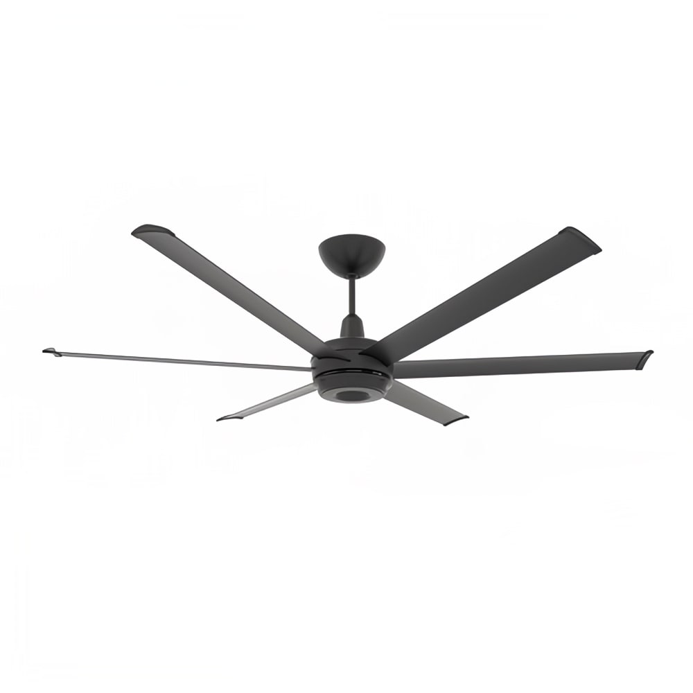 Big Ass Fans MK-ES62-062306A786I07S34 72" es6 Indoor/Outdoor Ceiling Fan w/ 7" Downrod, Black