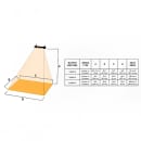 Big Ass Fans BAFDS15120B 32" Ceiling Mount Indoor/Outdoor Electric Infrared Heater - 1500 watt, 120v thumbnail 5