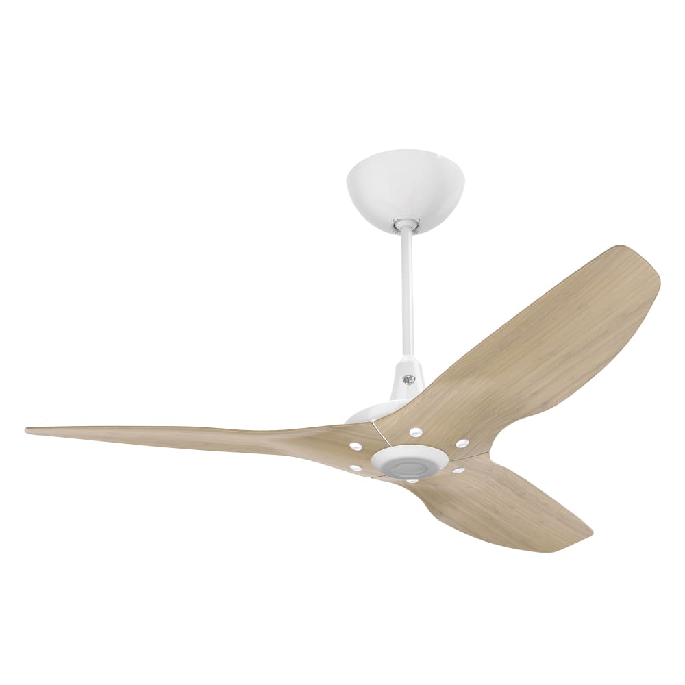 Big Ass Fans MK-HK4-04240601A259F 52" Haiku Ceiling Fan Kit w/ 20" Downrod, Natural Bamboo Airfoils/White Motor