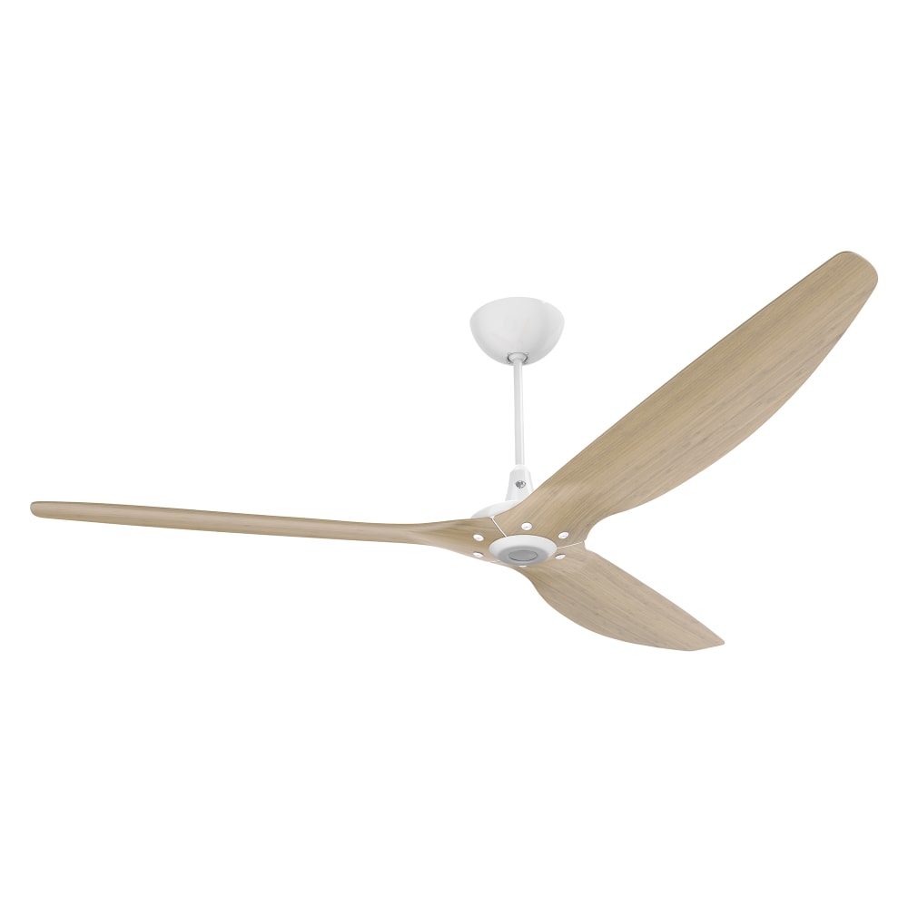 Big Ass Fans MK-HK4-07180601A259F 84" Haiku Ceiling Fan Kit w/ 20" Downrod, Natural Bamboo Airfoils/White Motor