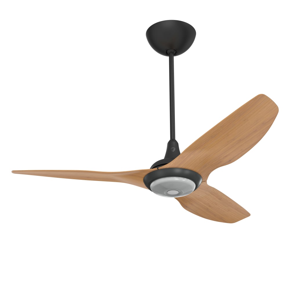 Big Ass Fans MK-HK4-04180601A258F 52" Haiku Ceiling Fan Kit w/ 20" Downrod, Caramel Bamboo/Black Motor