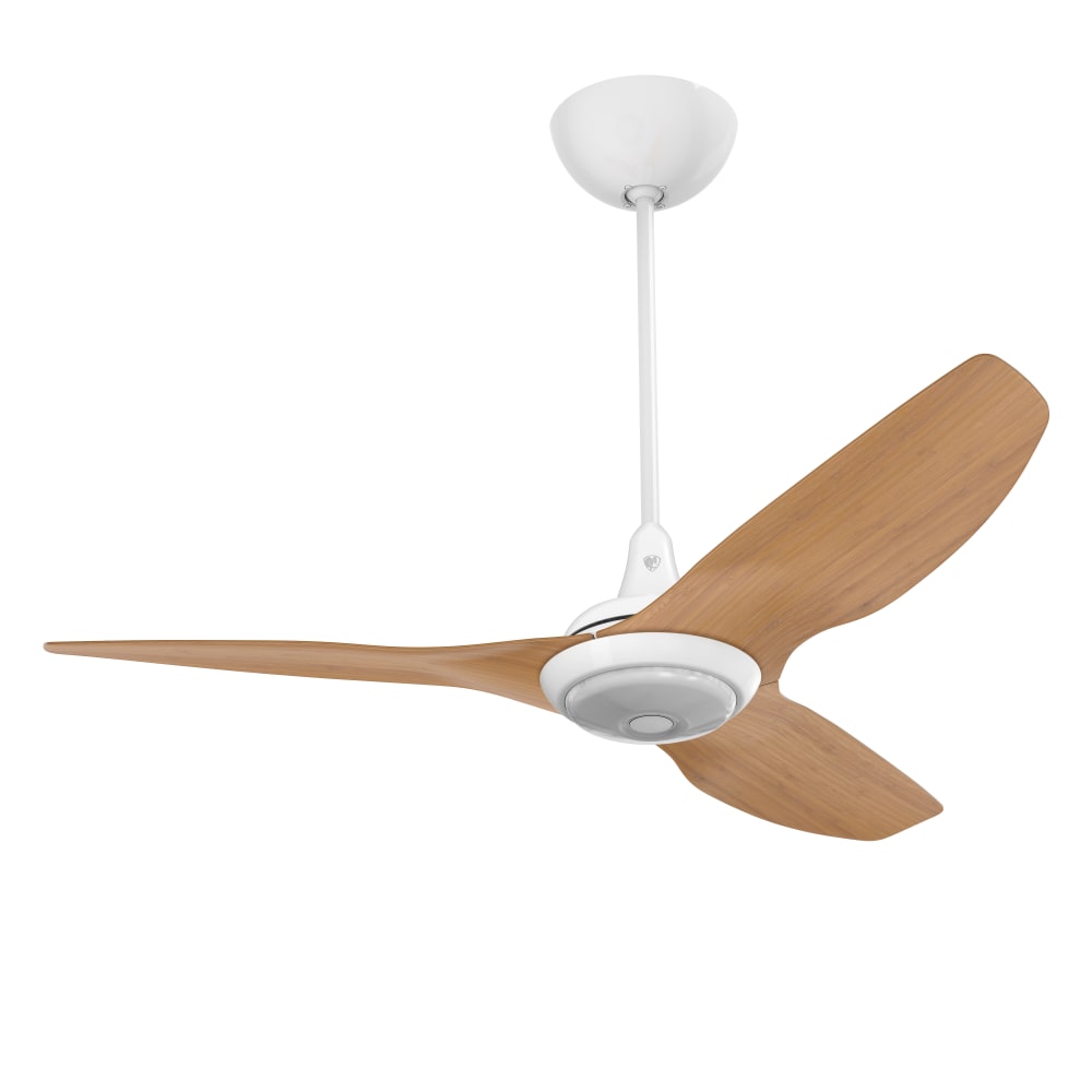 Big Ass Fans MK-HK4-04180601A259F 52" Haiku Ceiling Fan Kit w/ 20" Downrod, Caramel Bamboo/White Motor